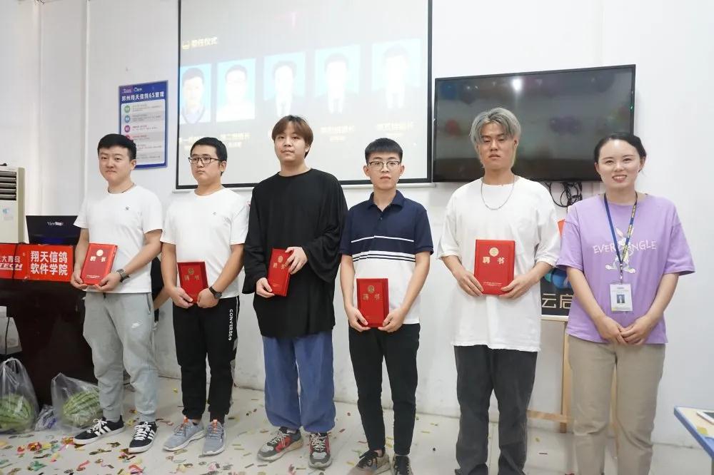 鄭州北大青鳥翔天信鴿KC13開業(yè)典禮